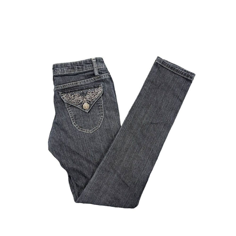 LEXI Dark Wash Stretch Jeans Straight Leg Women's/Juniors Size 3